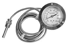 Reotemp Thermometer, Remote Vapor Actuated Thermometer